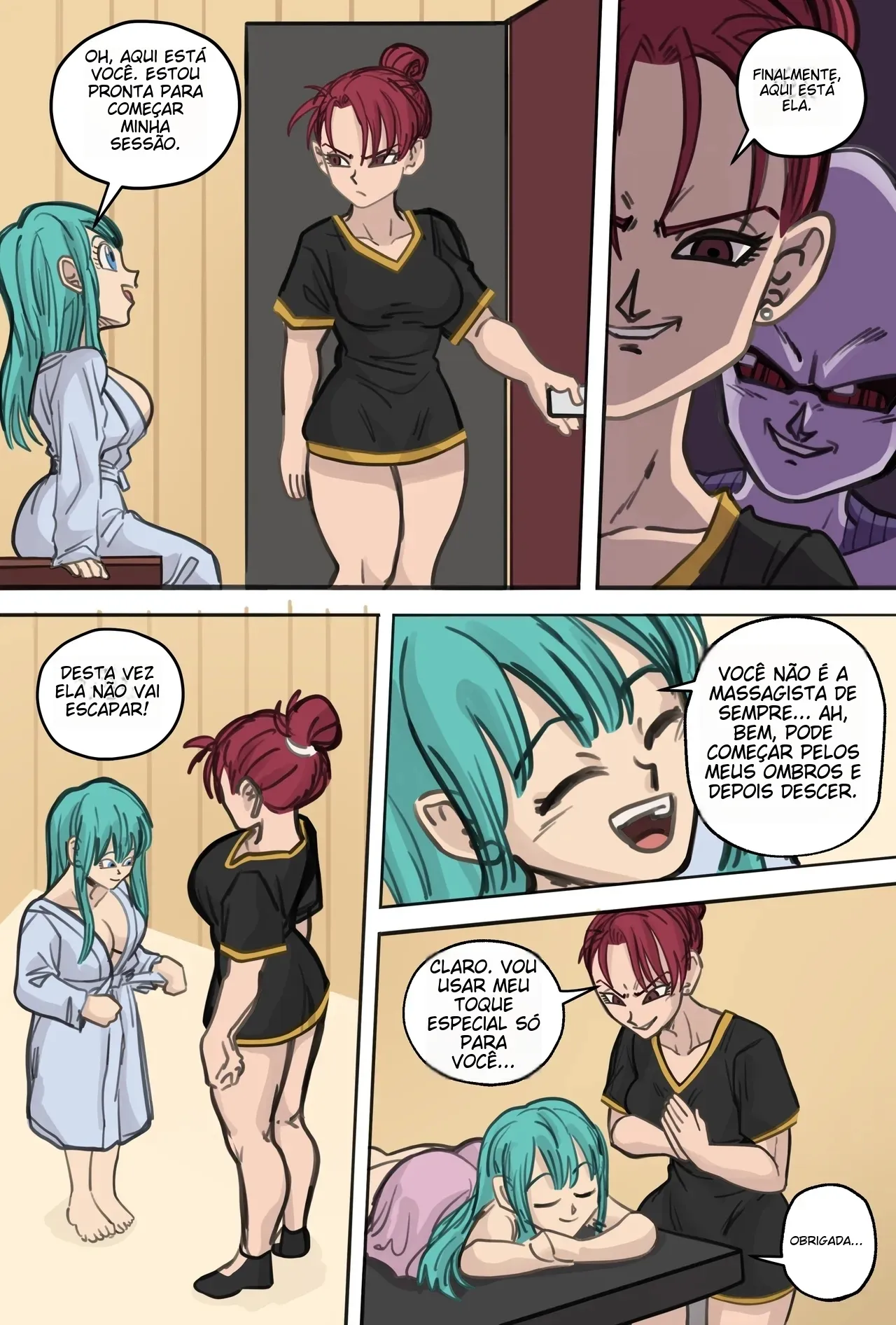 Imagem 36 de 58 - A Chegada do Baby à Terra (Dragon Ball) - Quadrinhos Eróticos