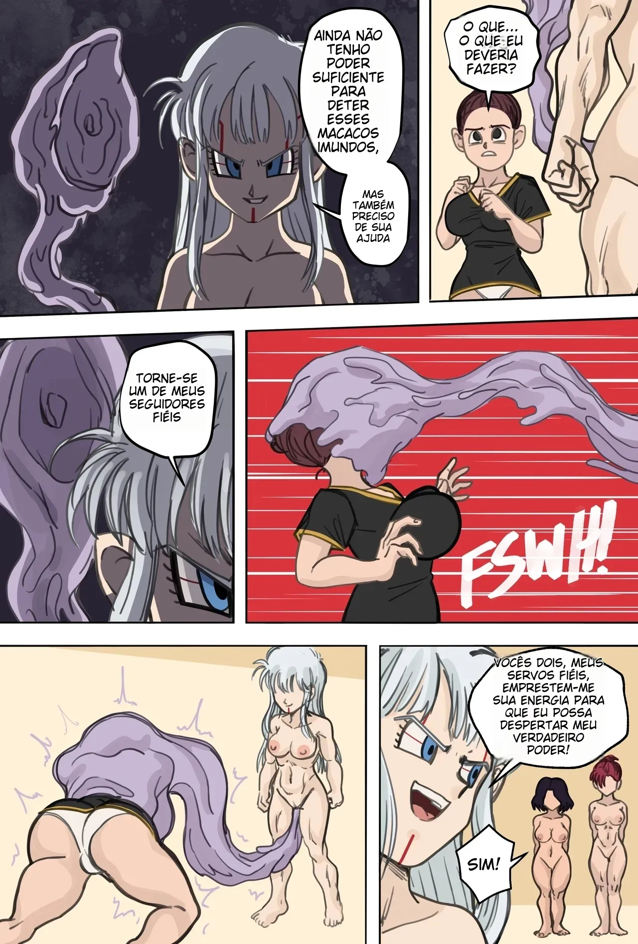 Imagem 51 de 58 - A Chegada do Baby à Terra (Dragon Ball) - Quadrinhos Eróticos