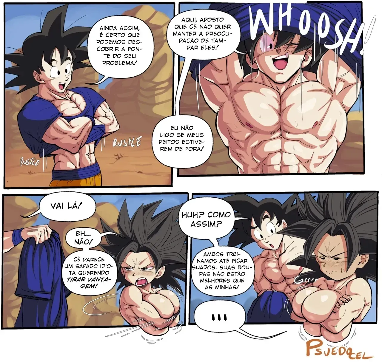 Imagem 5 de 18 - Falha no Ki de Caulifla - Quadrinhos Eróticos