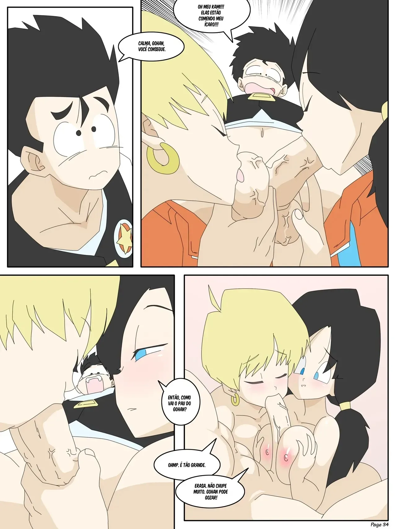 Imagem 40 de 60 - Dragon Ball Yamete: Comédia Romântica Hentai - Quadrinhos Eróticos